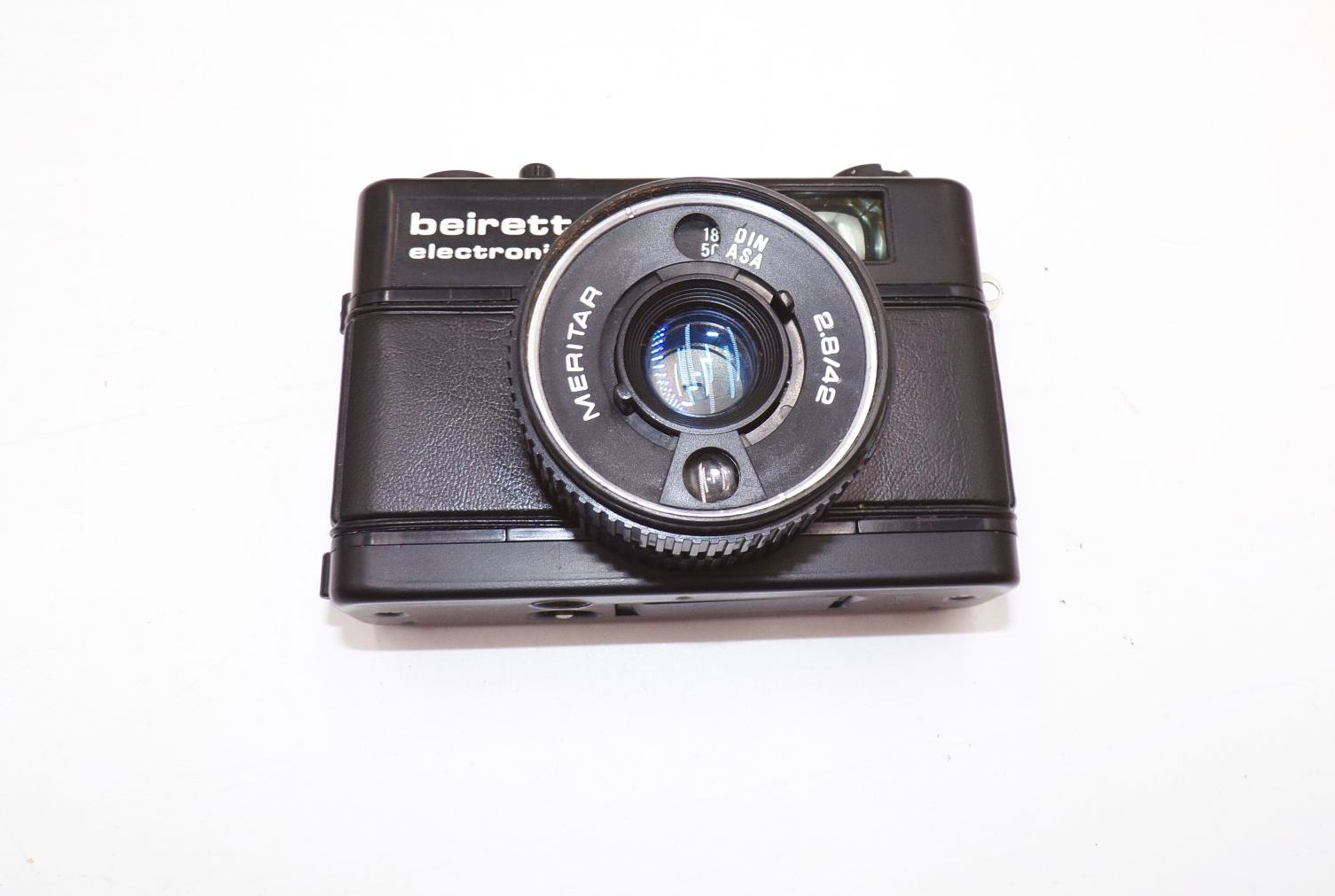 Beirette Electronic Kamera Meritar mit Tasche und Originalkarton