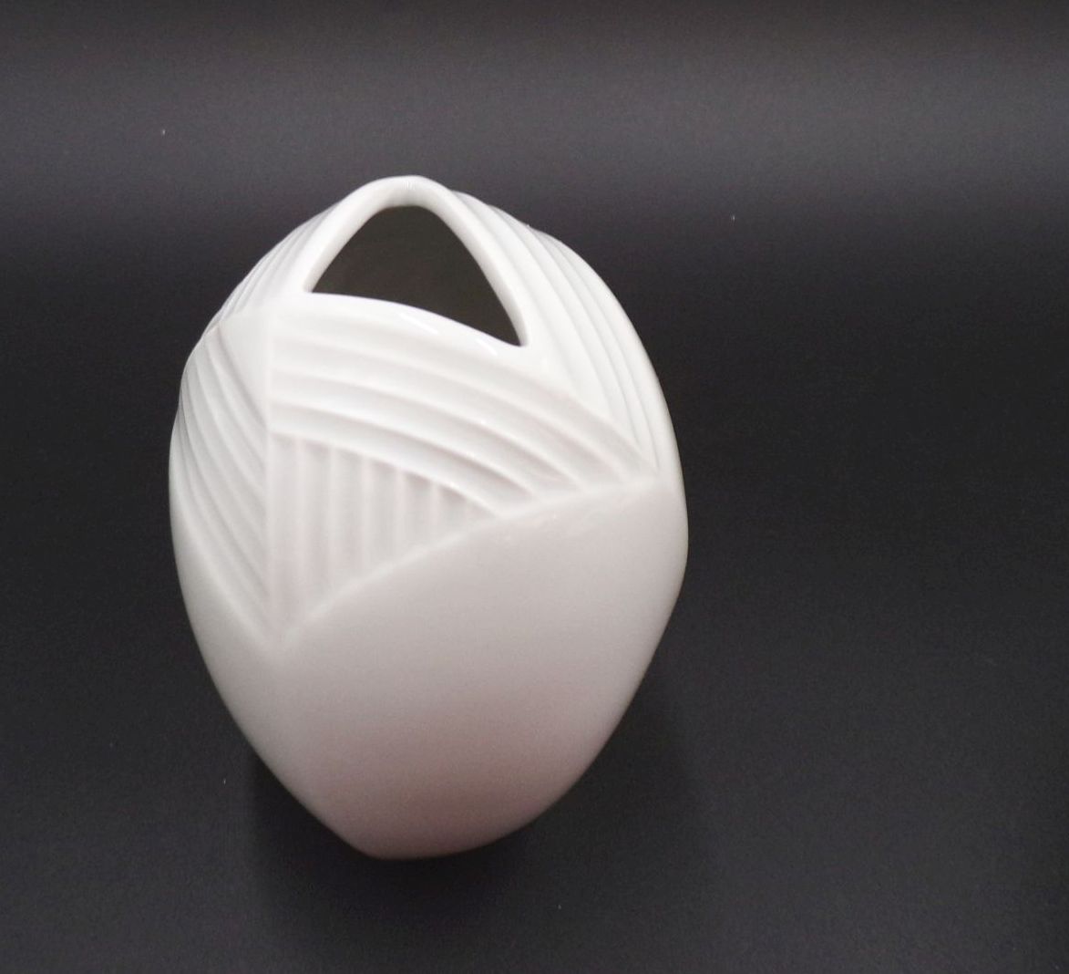 Meissen Vase Weiß 13 cm 1 Wahl Design Form Vintage