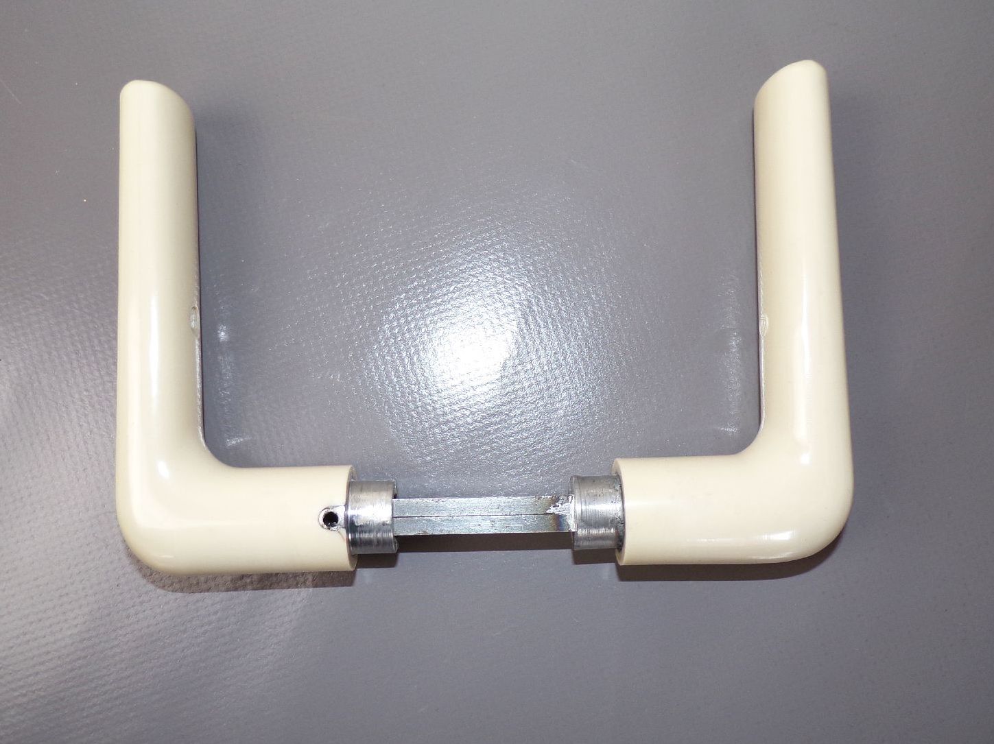 Alte Türgarnitur Türklinke Türbeschlag Art Deco Beige Creme Set 1930 er Bauhaus