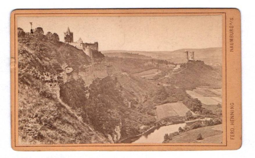 CdV Foto Rudelsburg Naumburg Saale um 1880 Fotografie CdV Foto Rudelsburg Naumburg Saale um 1880 Fotografie