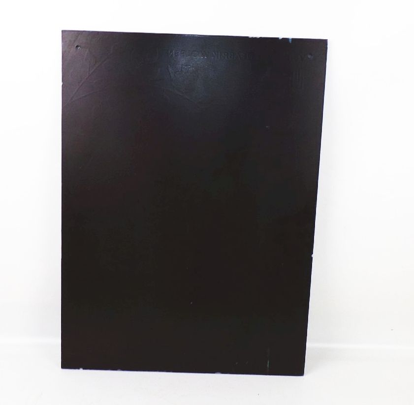 DDR Glasschild Wäsche Weiss VEB Farbenfabrik Wolfen 1959 Reklame Schild