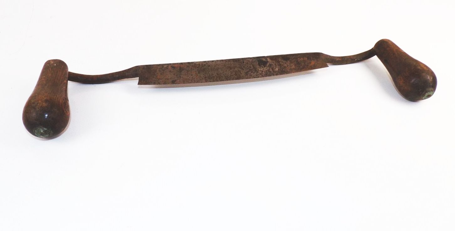 Altes Schäleisen Ziehmesser mit Holzgriffen Werkzeug Zimmermann Schreiner Altes Schäleisen Ziehmesser mit Holzgriffen Werkzeug Zimmermann Schreiner