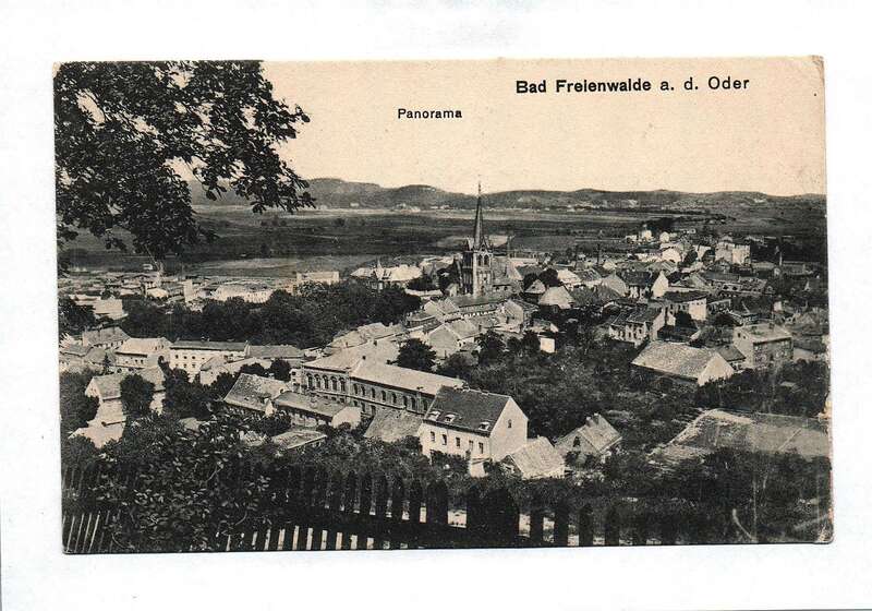 Ak Bad Freienwalde a. d. Oder Panorama Feldpost 1919