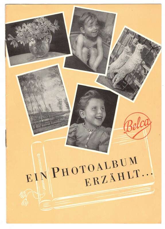 Prospekt Belca Werk Dresden 1952 Beltica II Fotoapparat 