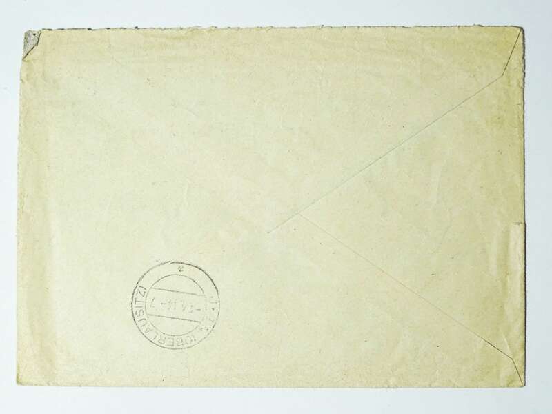 R Brief Spremberg Niederlausitz nach Oybin 1944 