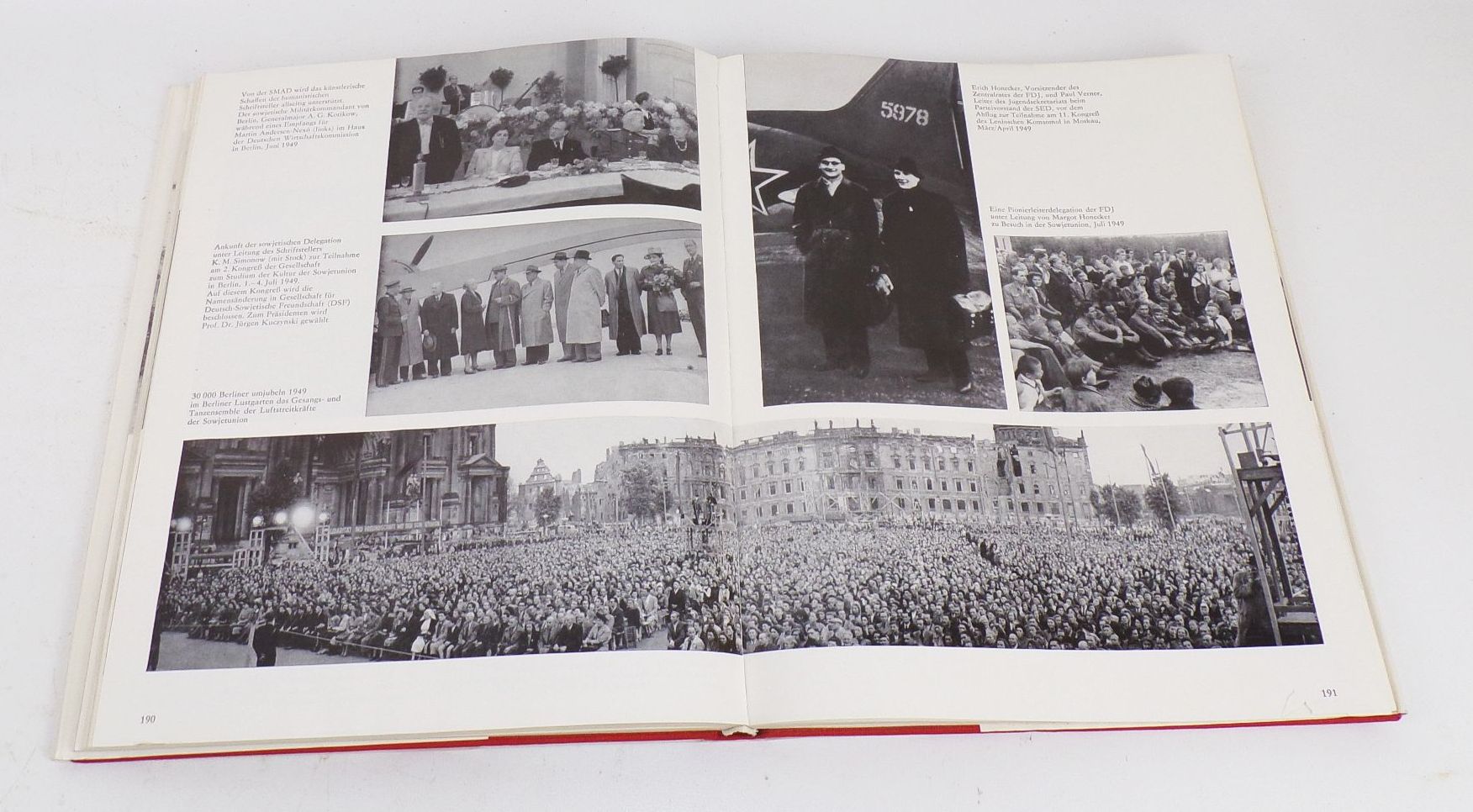 Mit der Sowjetunion für immer fest verbunden 1974 DDR Bildband Buch