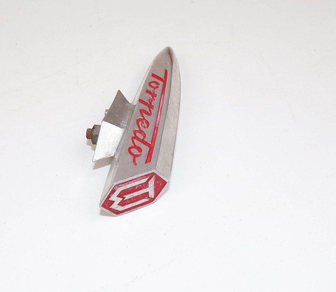 Torpedo Fahrradfigur Schutzblechemblem Steuerkopfschild Fahrrad Oldtimer