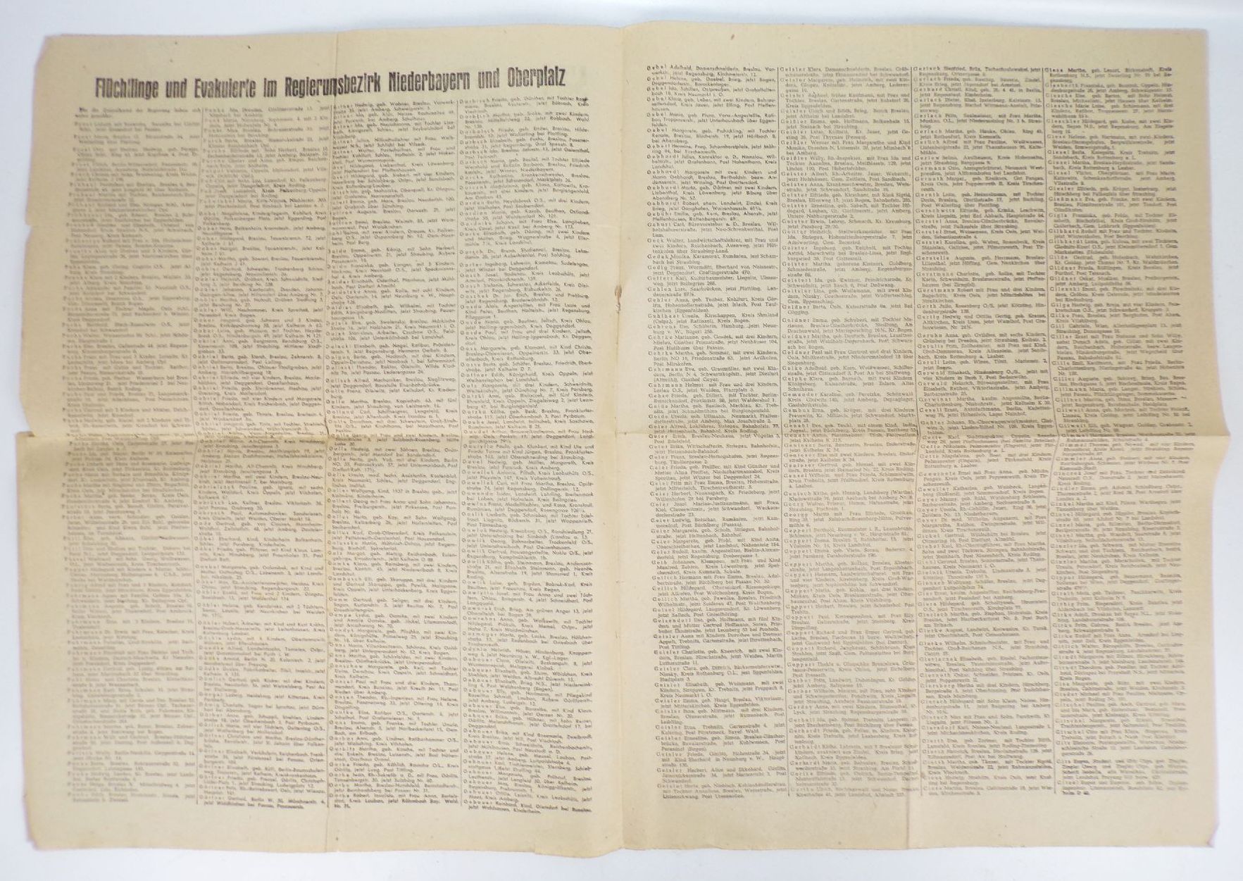 Amtsblatt August 1945 Niederbayern Oberpfalz Zeitzeugnis 4 x Zeitungen