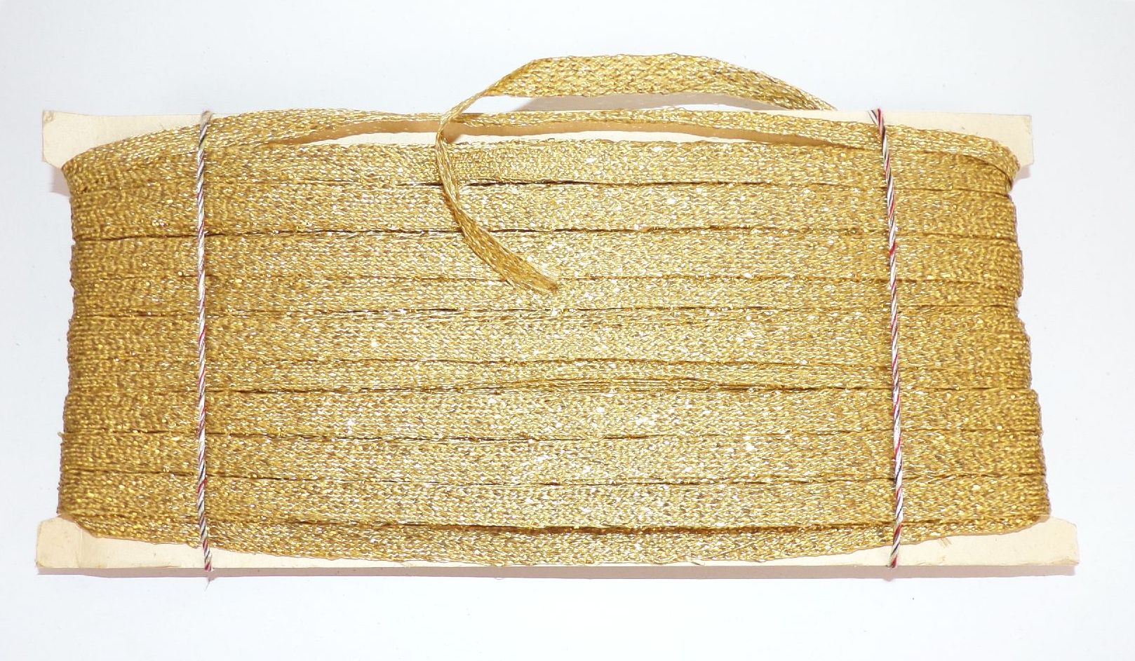 Borte Brokat Goldborte 50 Meter Handarbeit Antik Tracht Mittelalter true Vintage