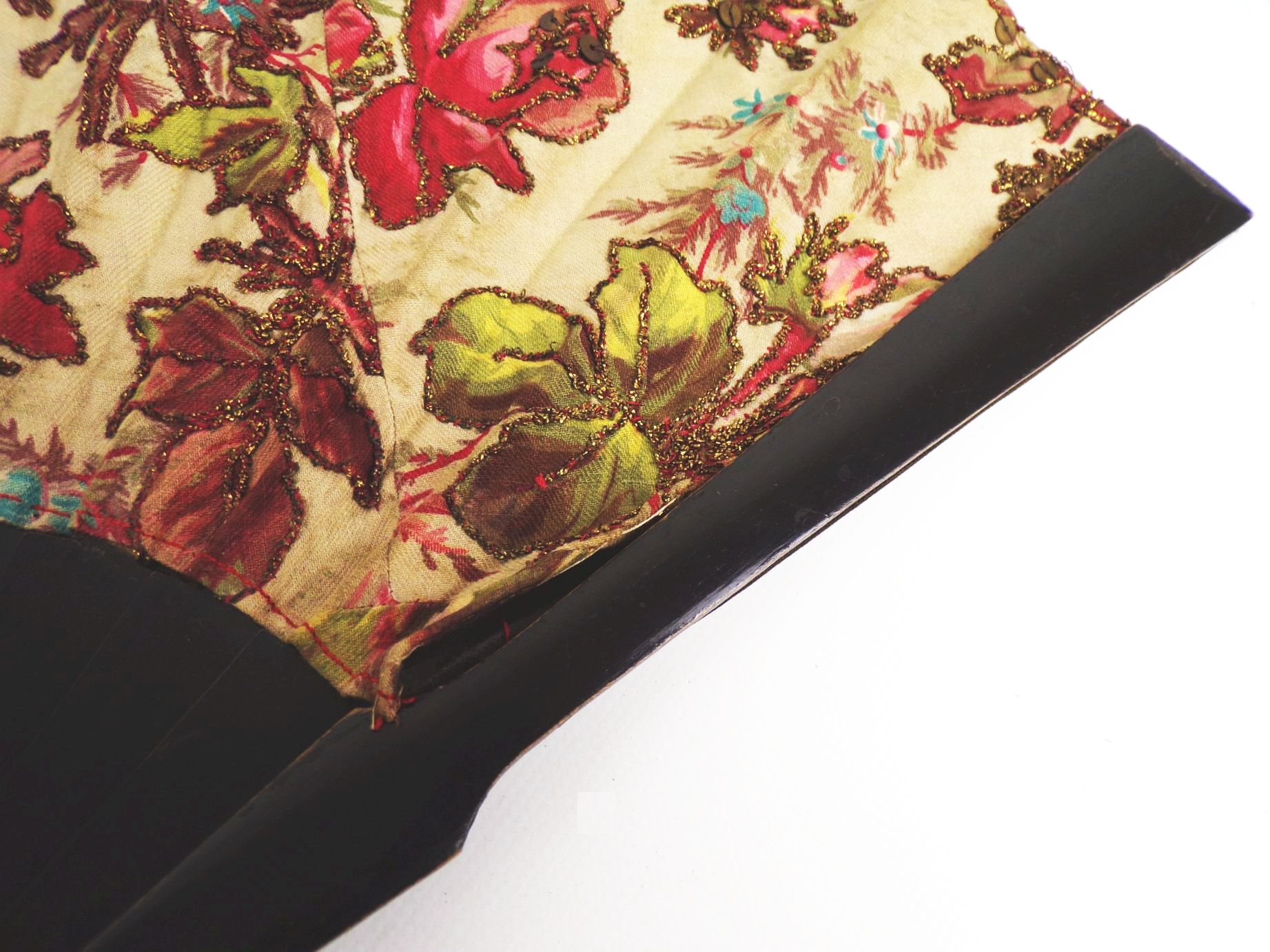 Alter Fächer Rosen Motiv Requisit Accessoire Vintage Alter Fächer Rosen Motiv Requisit Accessoire Vintage