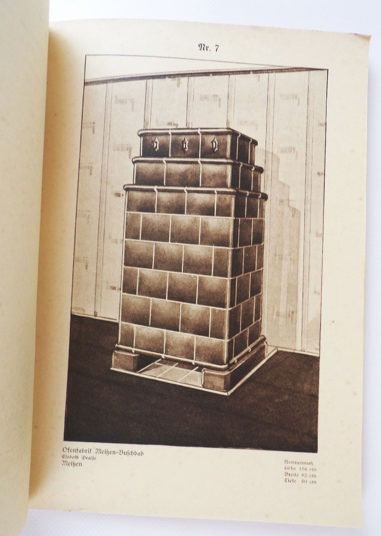 Meißner Kachelöfen Ofenfabrik Meissen Buschbad Elsbeth Prasse Katalog