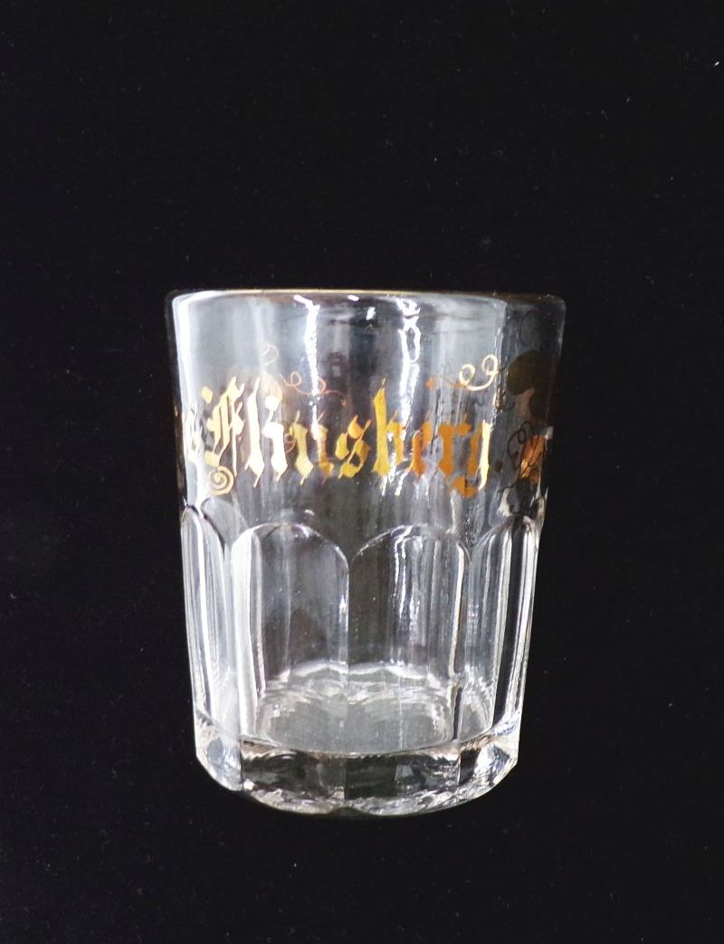 Altes Andenkenglas Aus Flinsberg Schlesien Polen um 1910 Antik Glas