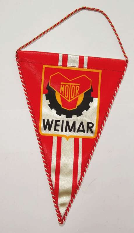DDR Wimpel Motor Weimar 