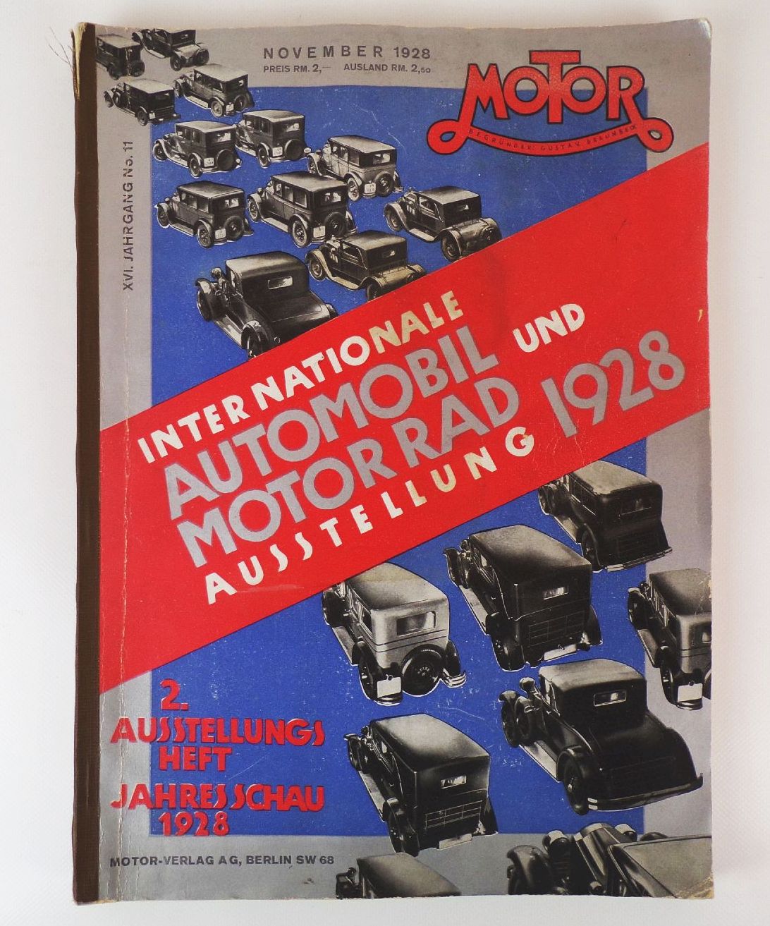 Motor Internationale Automobil und Motorrad Ausstellung 1928 Oldtimer 