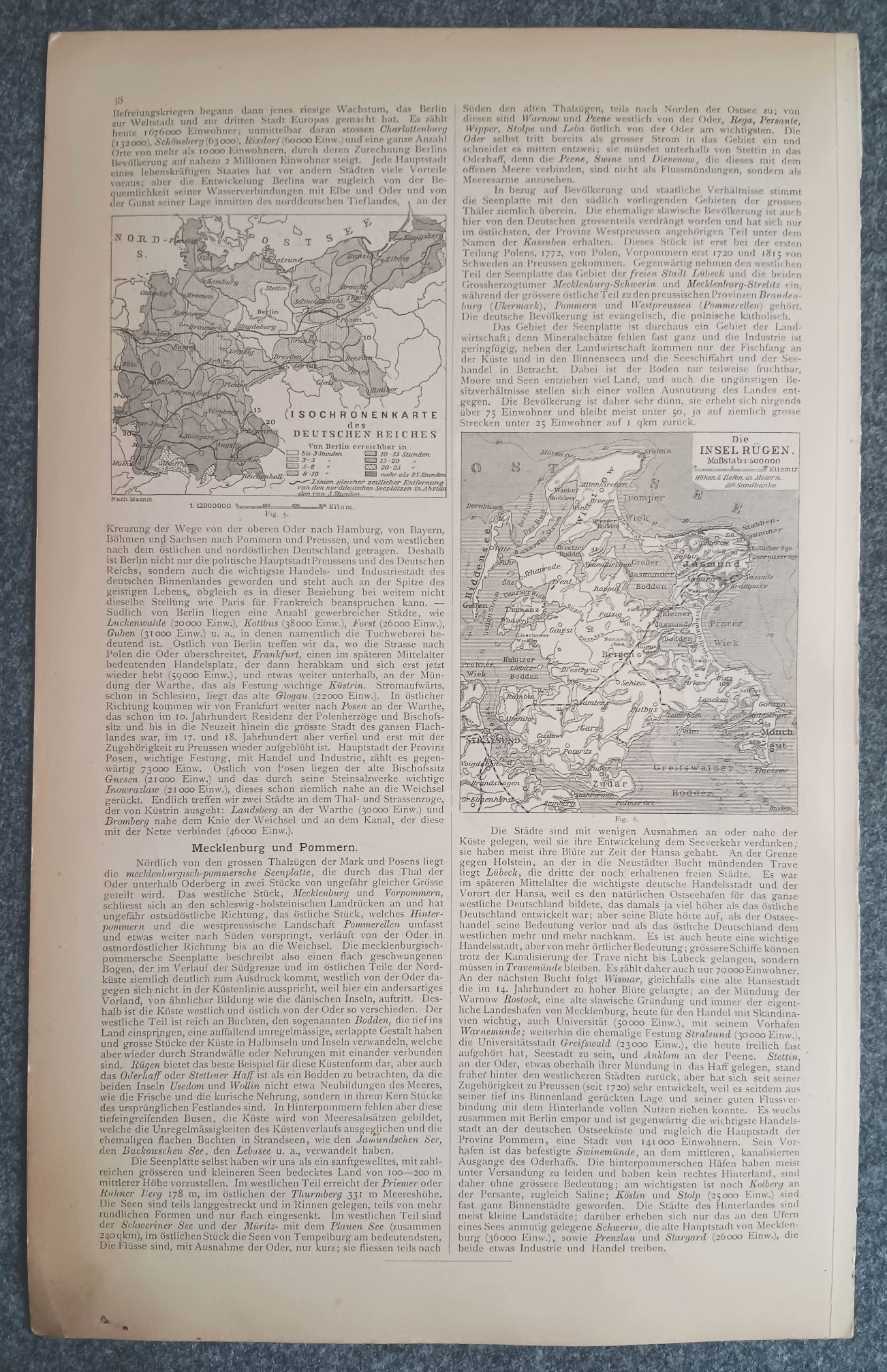 Carl Wolf Brandenburg Posen Mecklenburg und Pommern alte Litho Landkarte Carl Wolf Brandenburg Posen Mecklenburg und Pommern alte Litho Landkarte