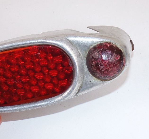 Altes IKA Rücklicht Rückstrahler Fahrrad bicycle Oldtimer 