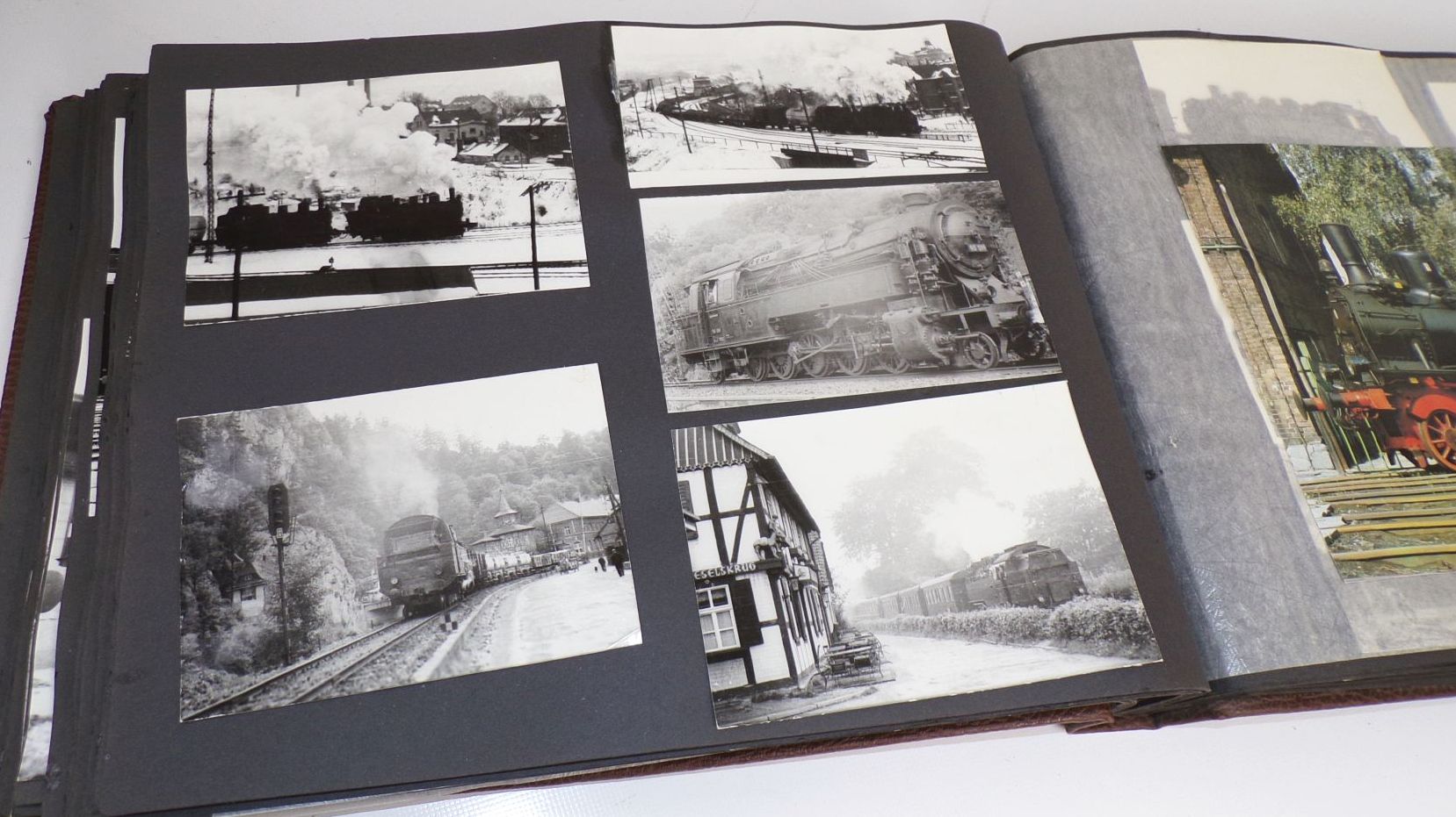 Fotoalbum Eisenbahn DDR Reichsbahn mit 361 Fotos Dampflok 