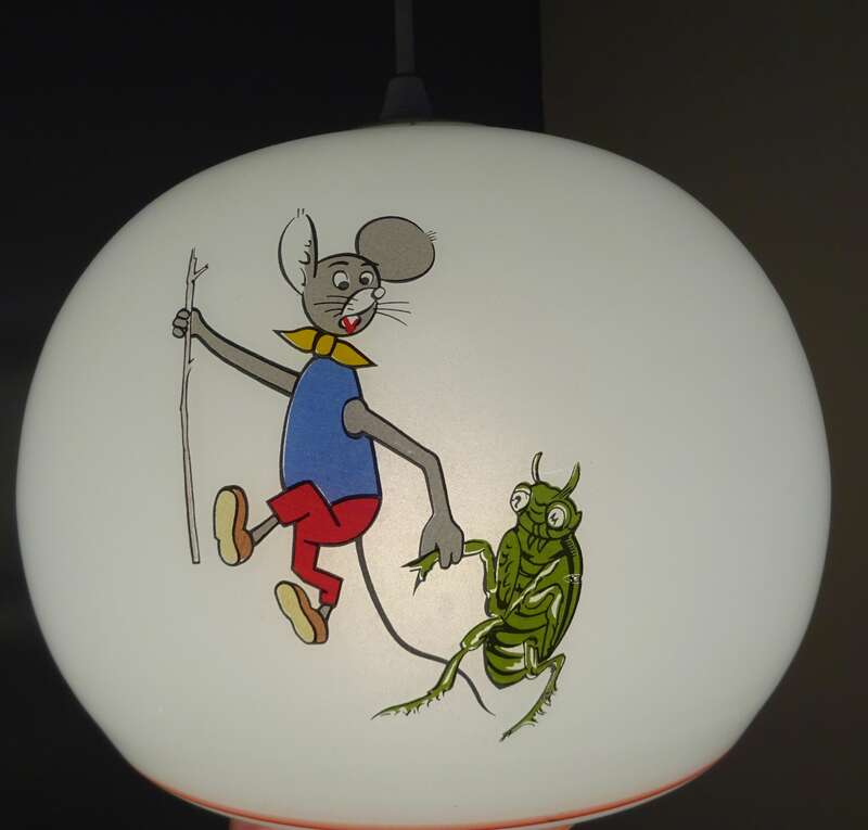 Fix und Fax Deckenlampe Atze DDR Lampe Kinderlampe Leuchte