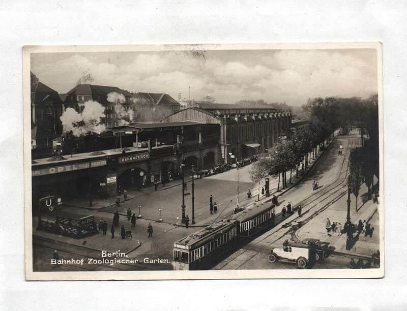 Ak Berlin Bahnhof Zoologischer Garten 1930