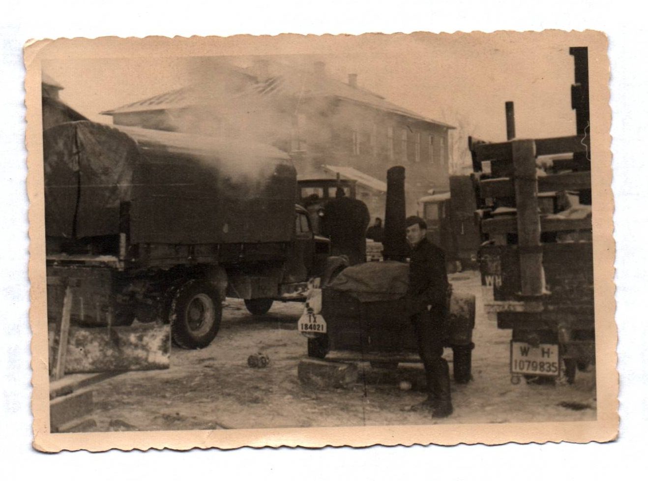 Foto Sytschowka Nachschub Gulaschkanone 2 Wk WW2 Kennung