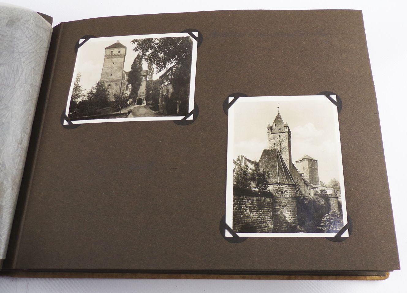 Fotoalbum Zeppelin Dampflok 1930er Sachsen Alpen