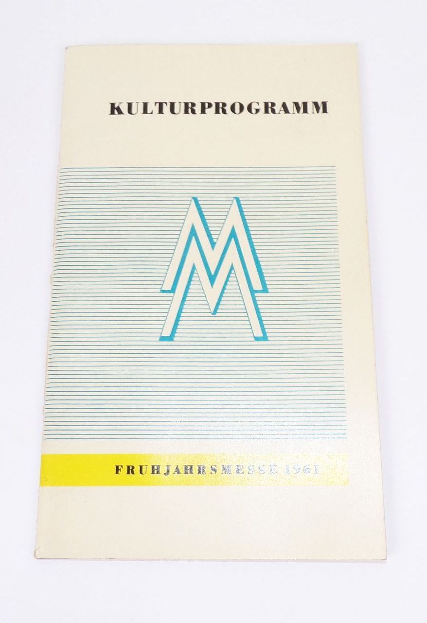 Kulturprogramm Leipziger Messe Frühjahr 1961