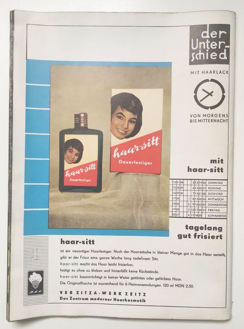 Modische Maschen 1965 Nr 1 mit Schnittmuster DDR Modezeitschrift Modische Maschen 1965 Nr 1 mit Schnittmuster DDR Modezeitschrift
