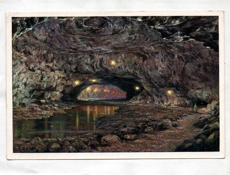 Ak Heimkehle bei Uftrungen am Südharz Größte Höhle Deutschlands