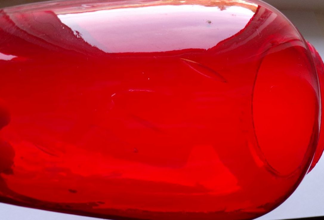 Altes Feuerhand Lampenglas Rot Ersatzglas Lampenschirm Deko Altes Feuerhand Lampenglas Rot Ersatzglas Lampenschirm Deko