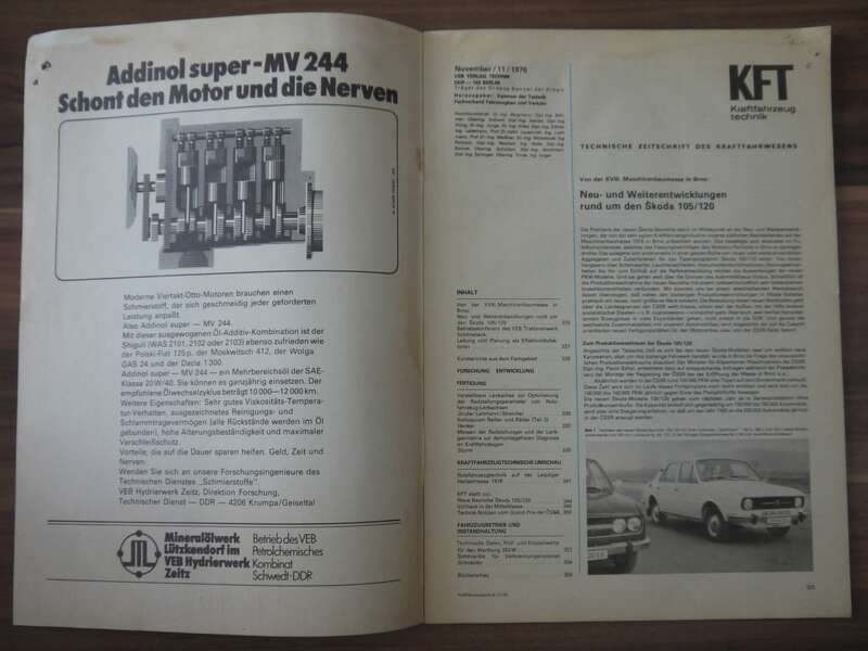 Fahreindrücke und Einzelheiten des neuen Skoda 05 120 November 1976 KFT
