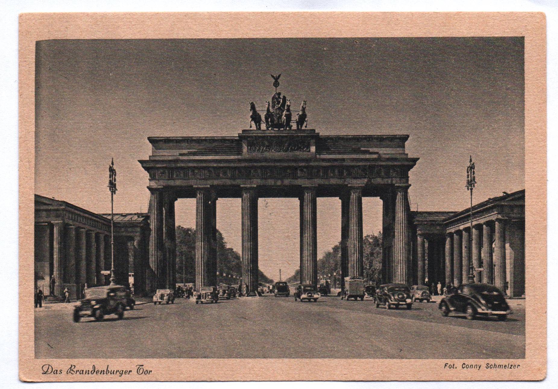 Ak Berlin Das Brandenburger Tor Autos Reichshauptstadt Berlin