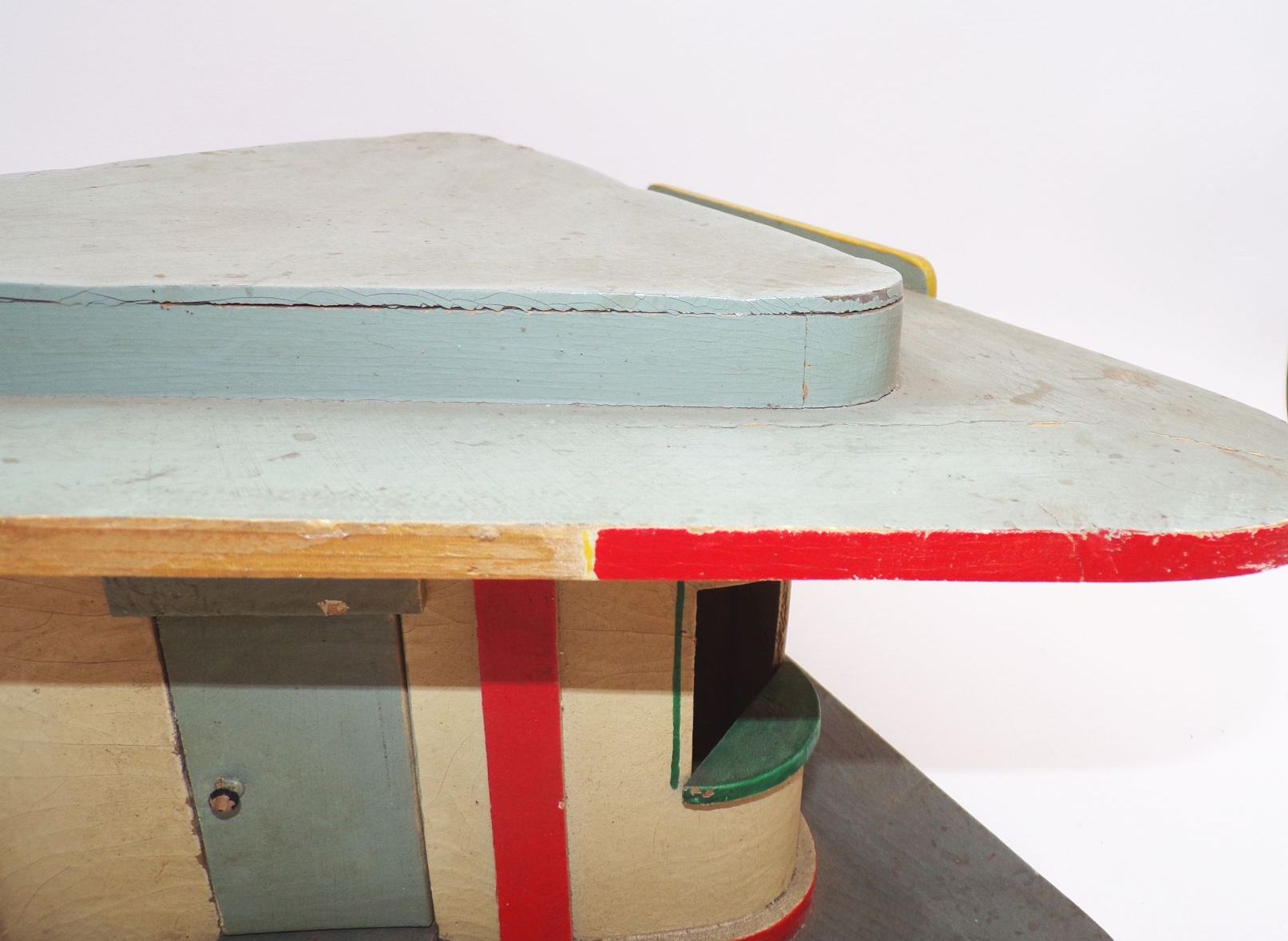 Alte Minol Tankstelle aus Holz 1960er 