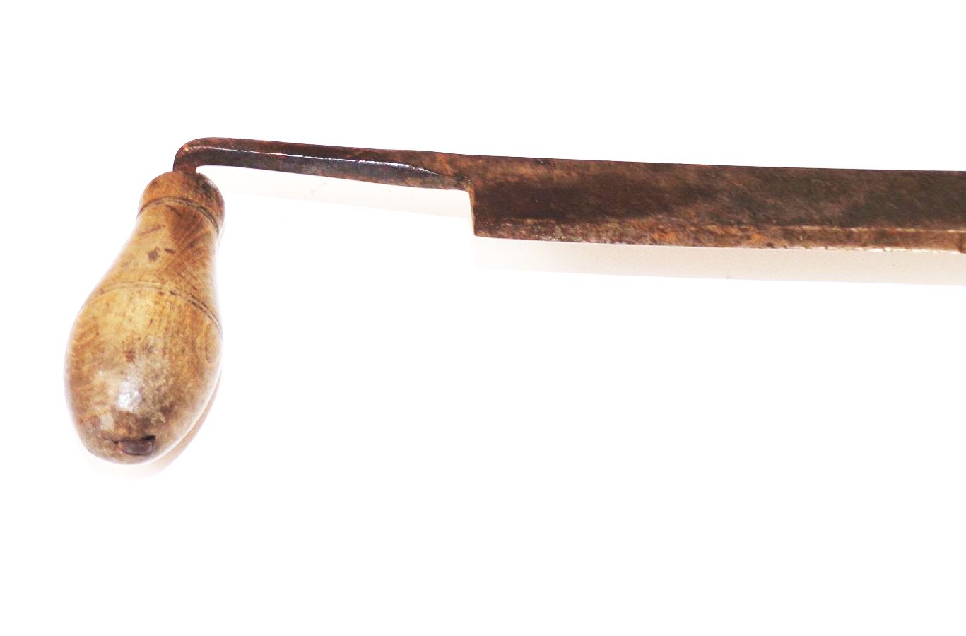 Altes Ziehmesser Zimmermann antik Werkzeug Schäleisen Altes Ziehmesser Zimmermann antik Werkzeug Schäleisen