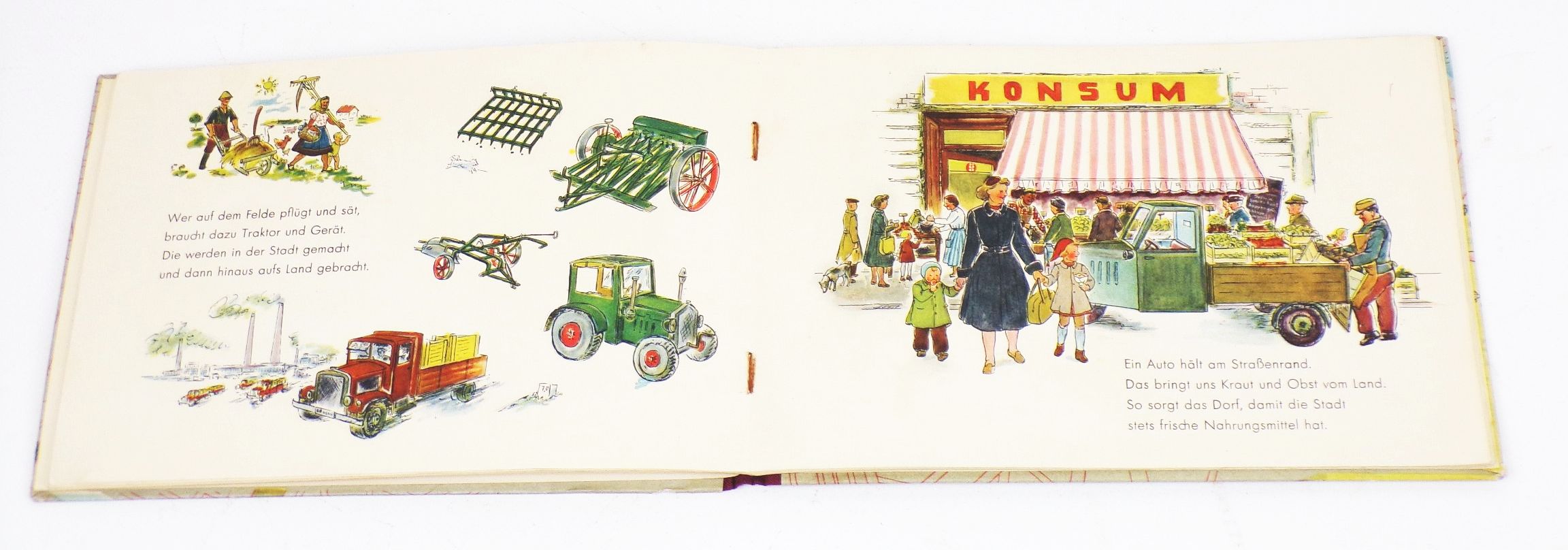 Wir gehen durch die grosse Stadt Werner Reinicke Ilse Wagner Kinderbuch 1953 EA
