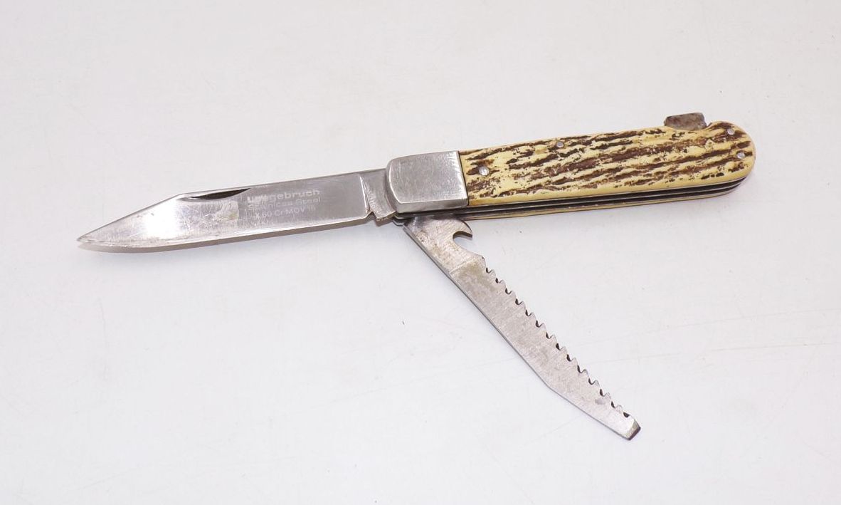 Leegebruch Taschenmesser Stainless Steel X60CrMOV15 
