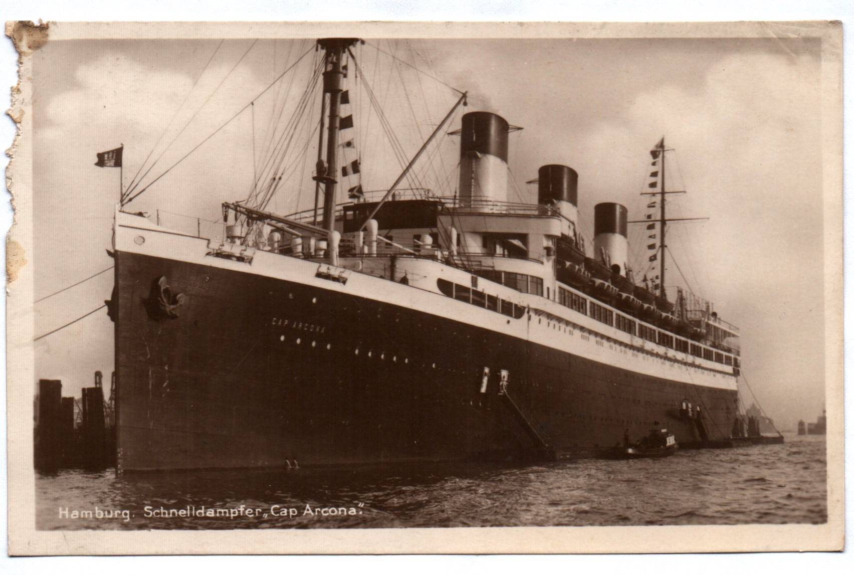 Foto Ak Hamburg Schnelldampfer Cap Arcona Foto Ak Hamburg Schnelldampfer Cap Arcona