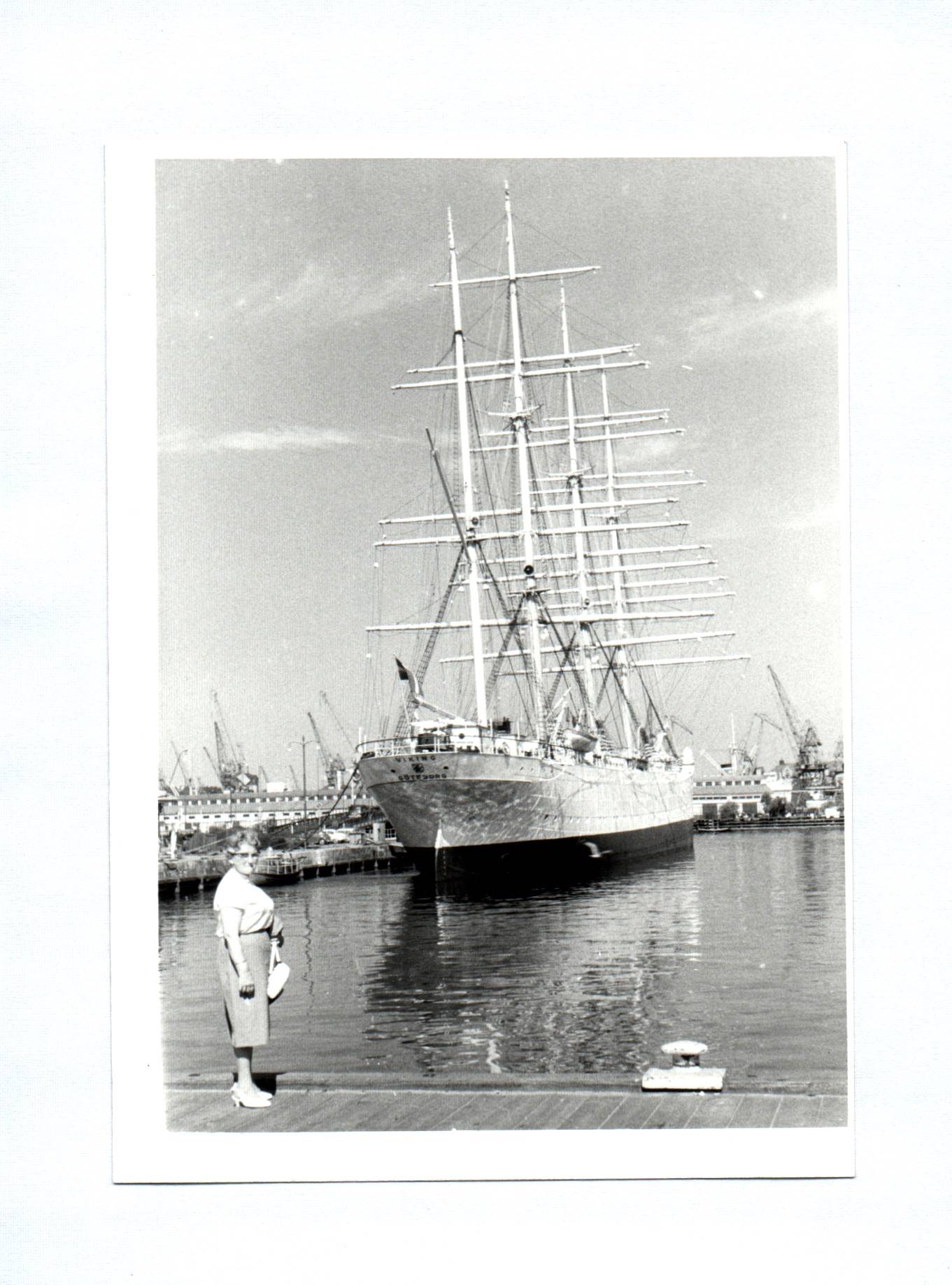 Foto Göteborg Segelschiff Viking Juli 1963