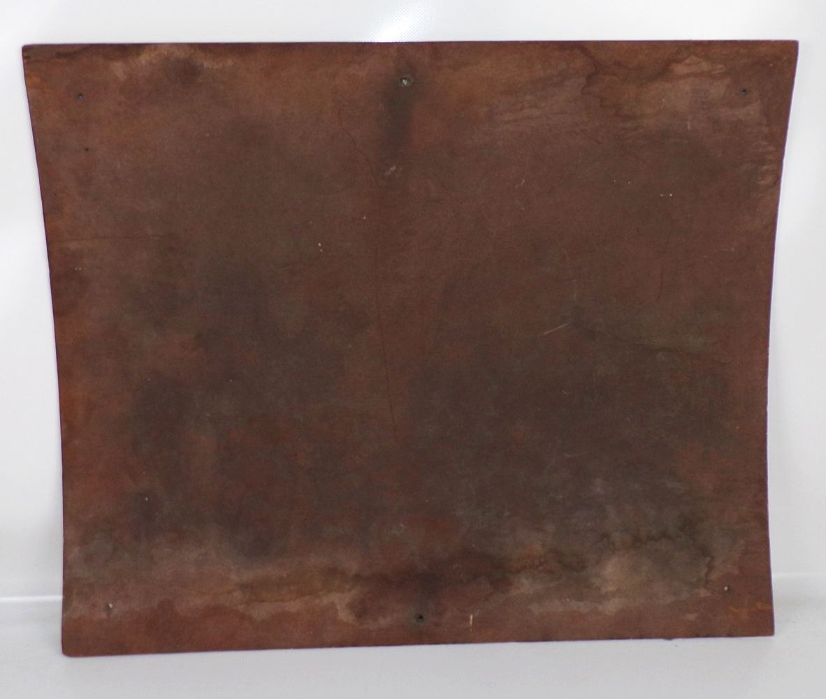 Altes Schild Wildeinstandsgebiet Unbefugten Betreten Verboten Russisch um 1950