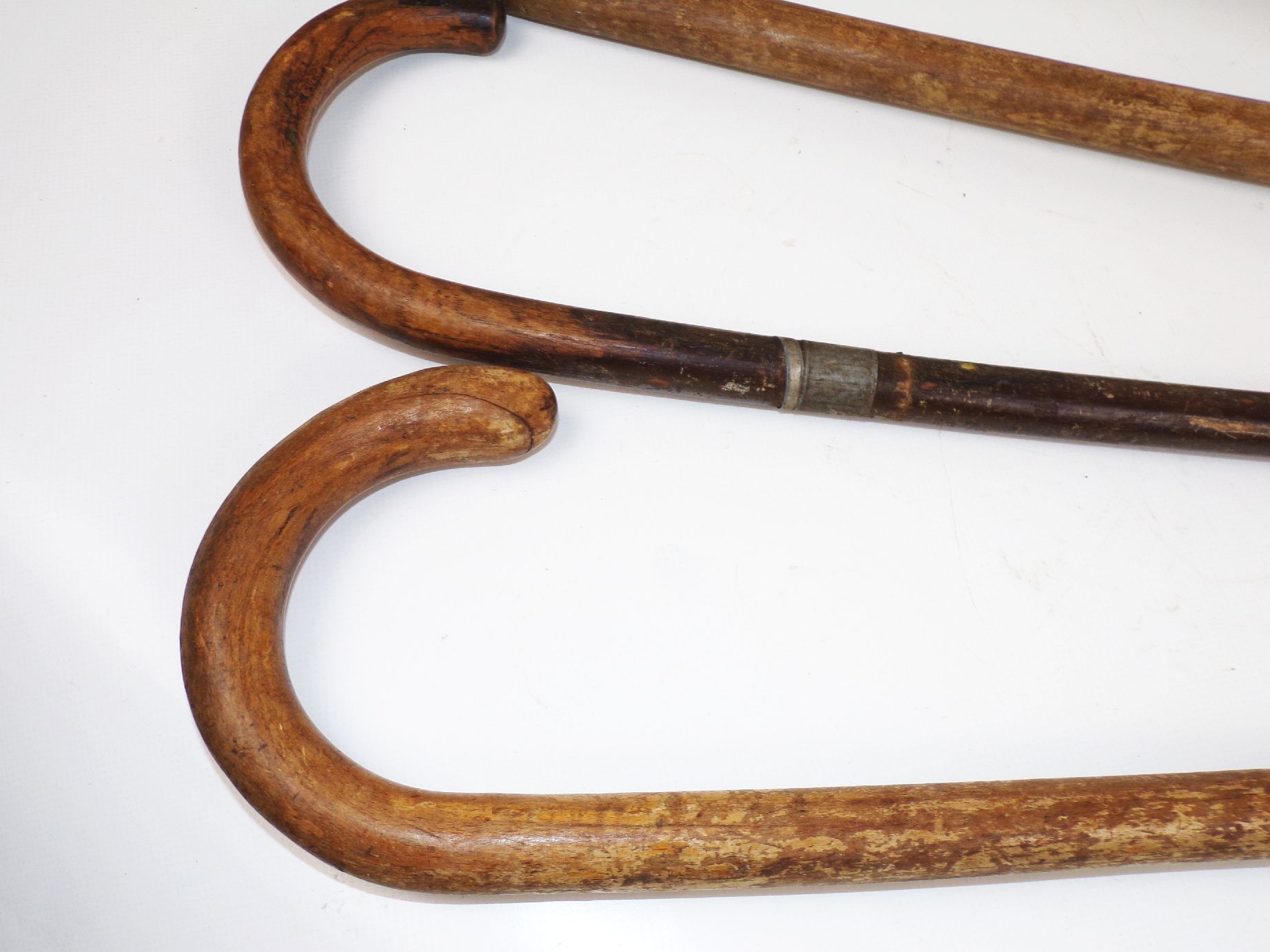 Alte Wandstöcke Spazierstock 4 Stück Wandstock Holzstock true Vintage 