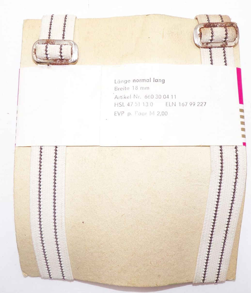 Alte Sockenhalter DDR Vintage Ungetragen NOS 6 Stück