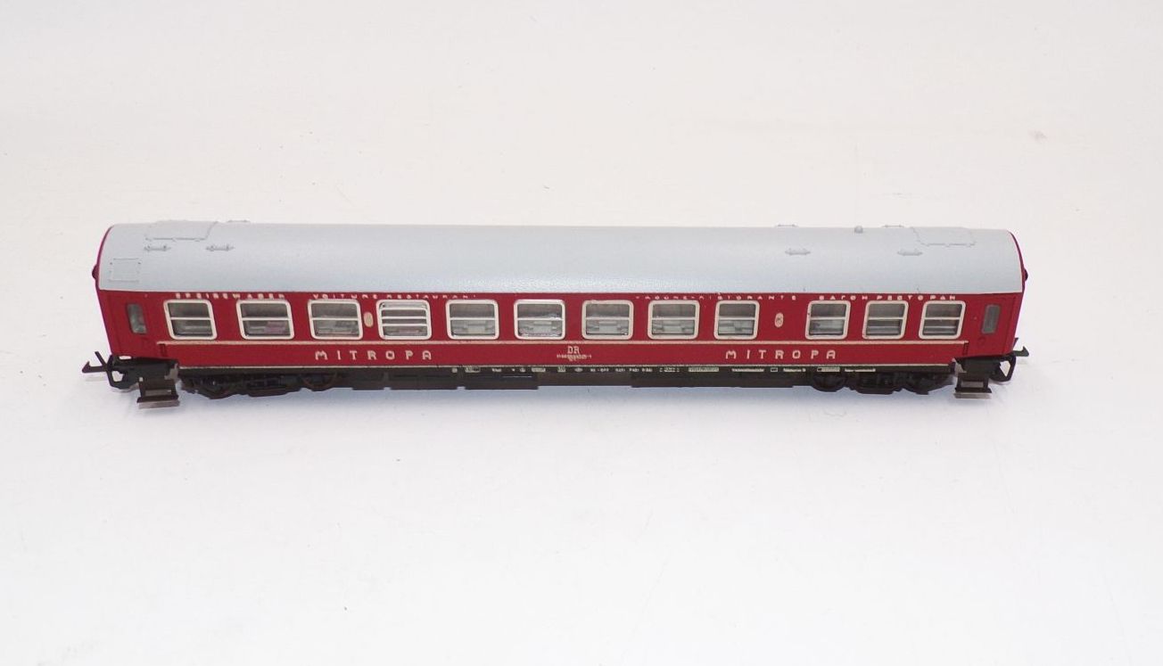 Zeuke Mitropa Personenwagen DR rot Spur TT Zeuke Mitropa Personenwagen DR rot Spur TT