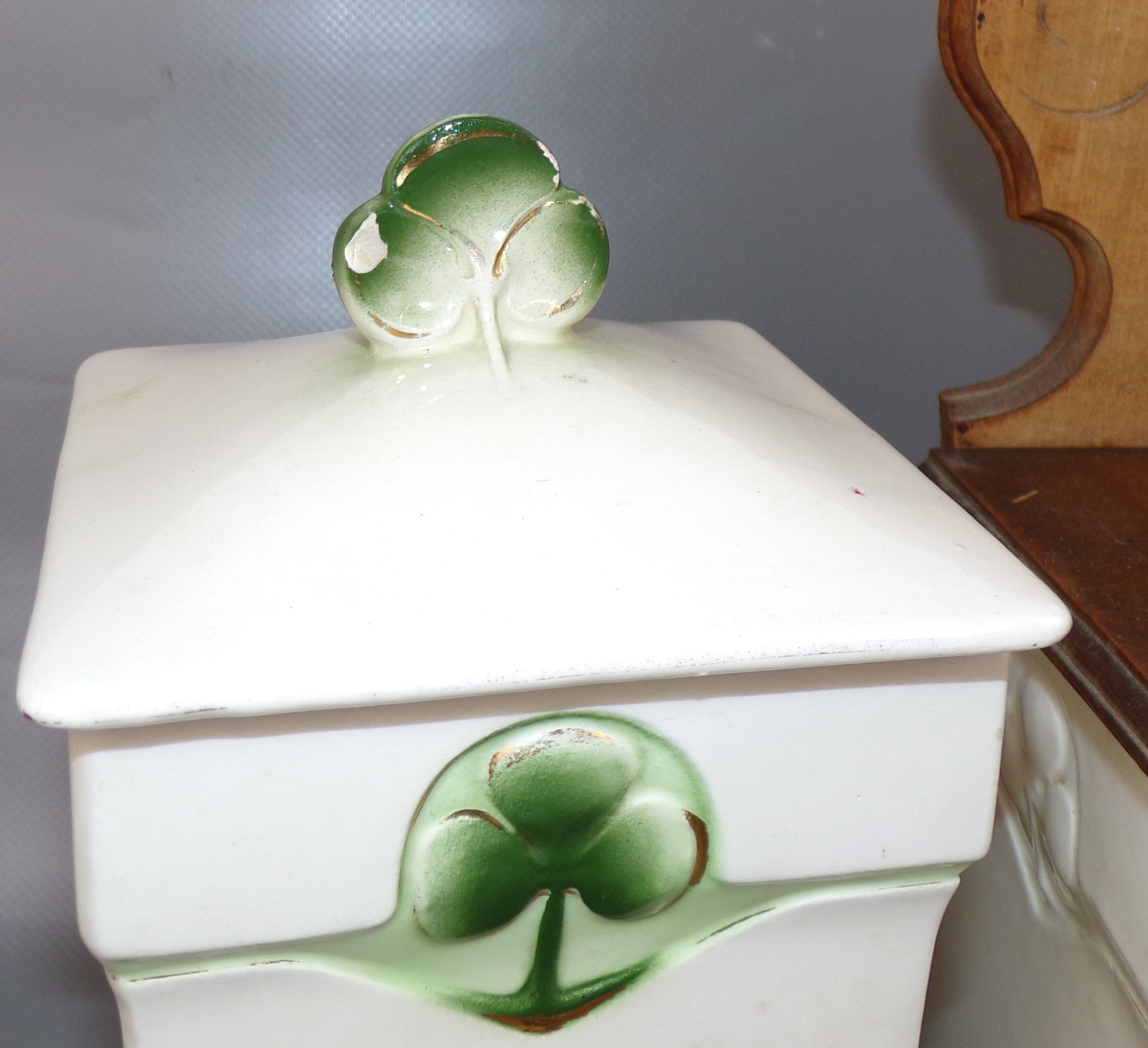 Jugendstil Gewürzdosen Set Trockenwaren Dose Rhein Porzellan Vorratsdosen