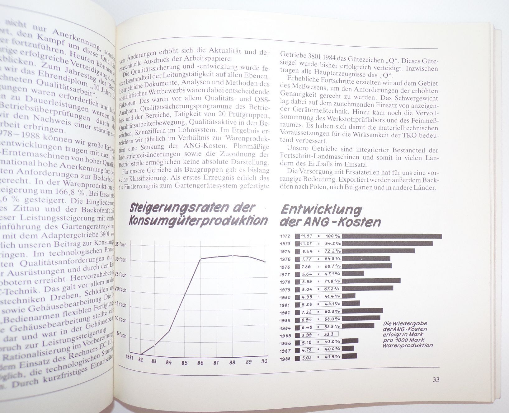 100 Jahre Landmaschinen und Getriebebau in Kirschau 1990 Buch