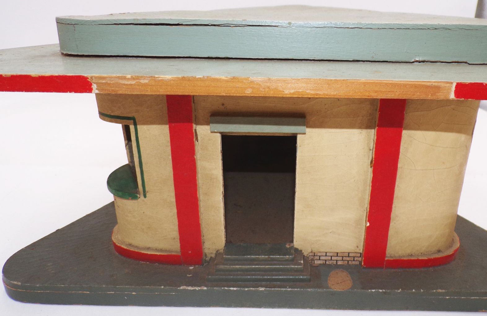 Alte Minol Tankstelle aus Holz 1960er 