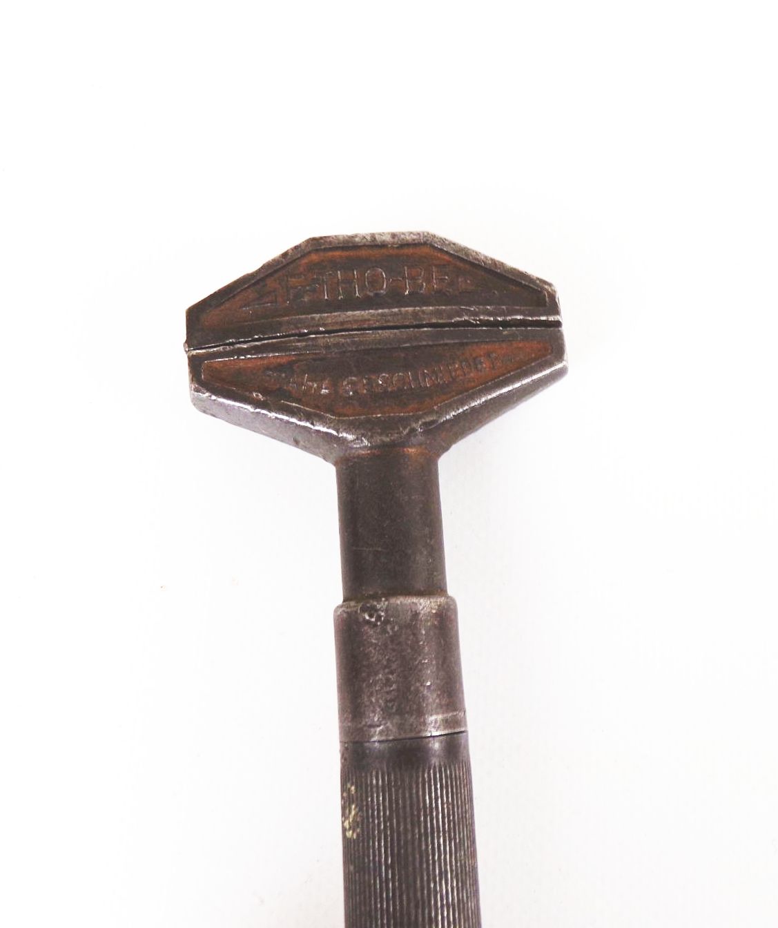 Alter Rollgabelschlüssel Schraubenschlüssel E THO BE Stahl geschmiedet 