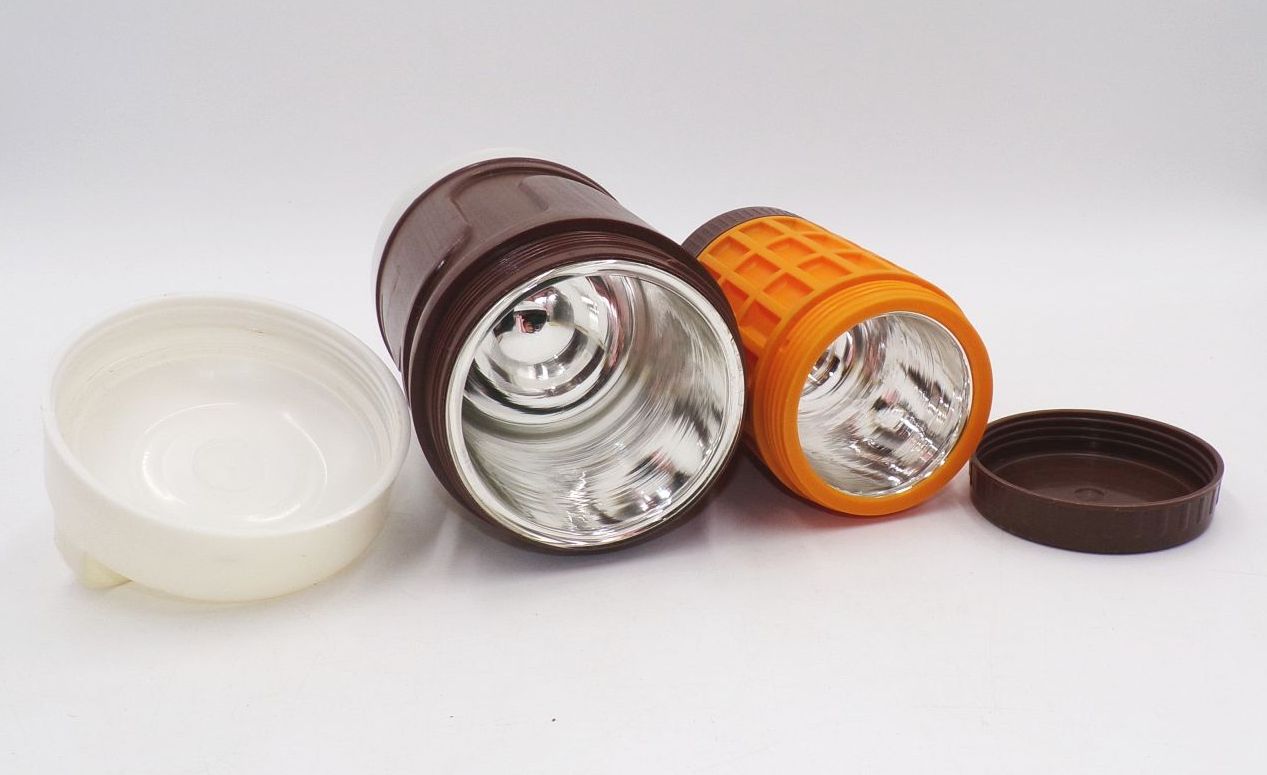 DDR Eisbehälter Thermosflasche Eisbombe 2 Stück Retro DDR Eisbehälter Thermosflasche Eisbombe 2 Stück Retro