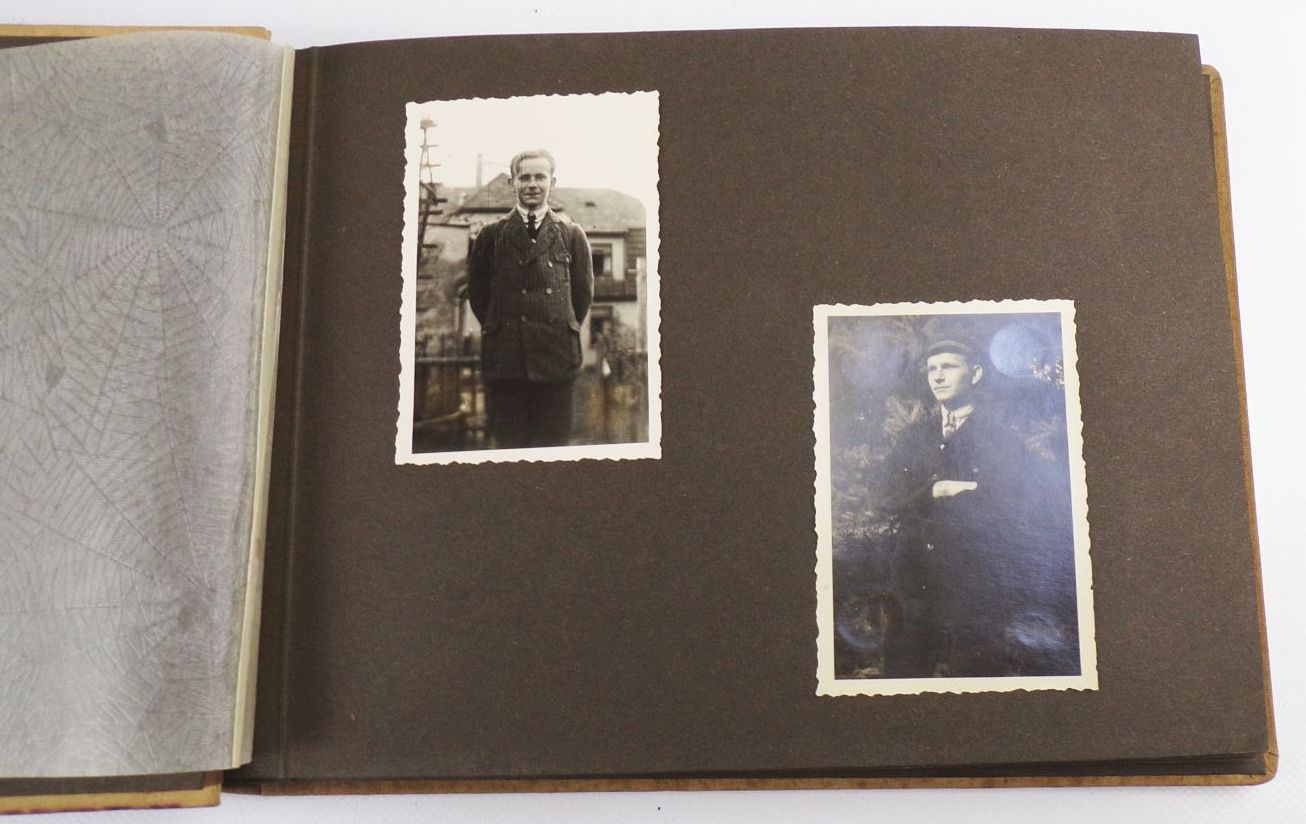 Fotoalbum Zeppelin Dampflok 1930er Sachsen Alpen