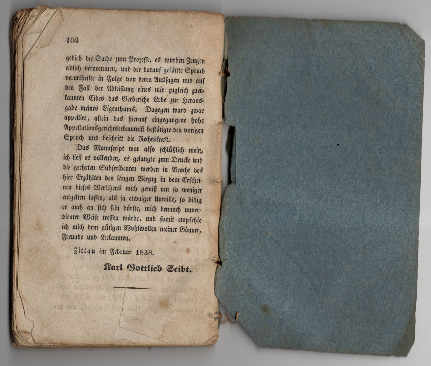 Beschreibung der Reise Karl Gottlieb Seibts geborenen Zittauers nach Ostindien 1838 Beschreibung der Reise Karl Gottlieb Seibts geborenen Zittauers nach Ostindien 1838