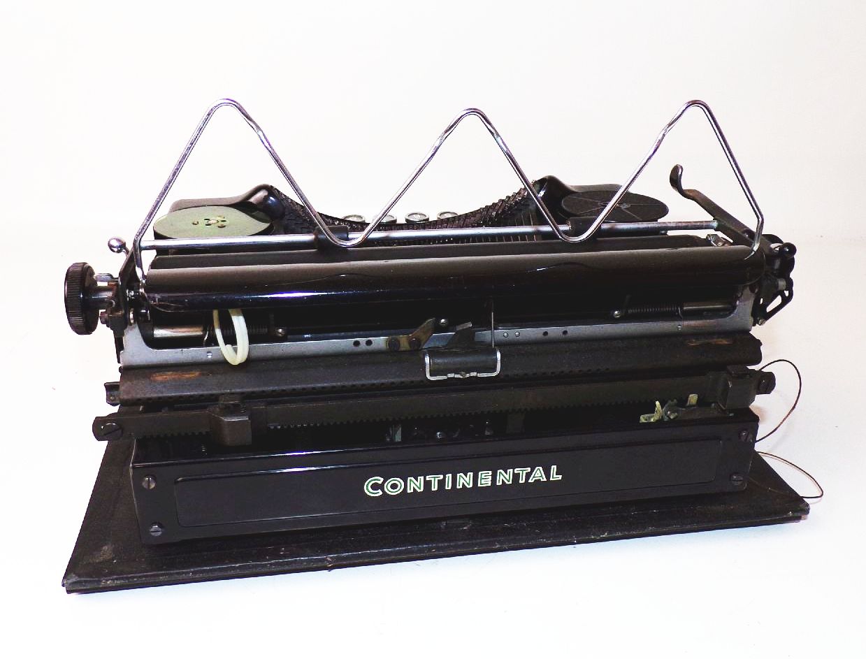 Alte Schreibmaschine Wanderer Continental Schwarz Koffer Deko typewriter