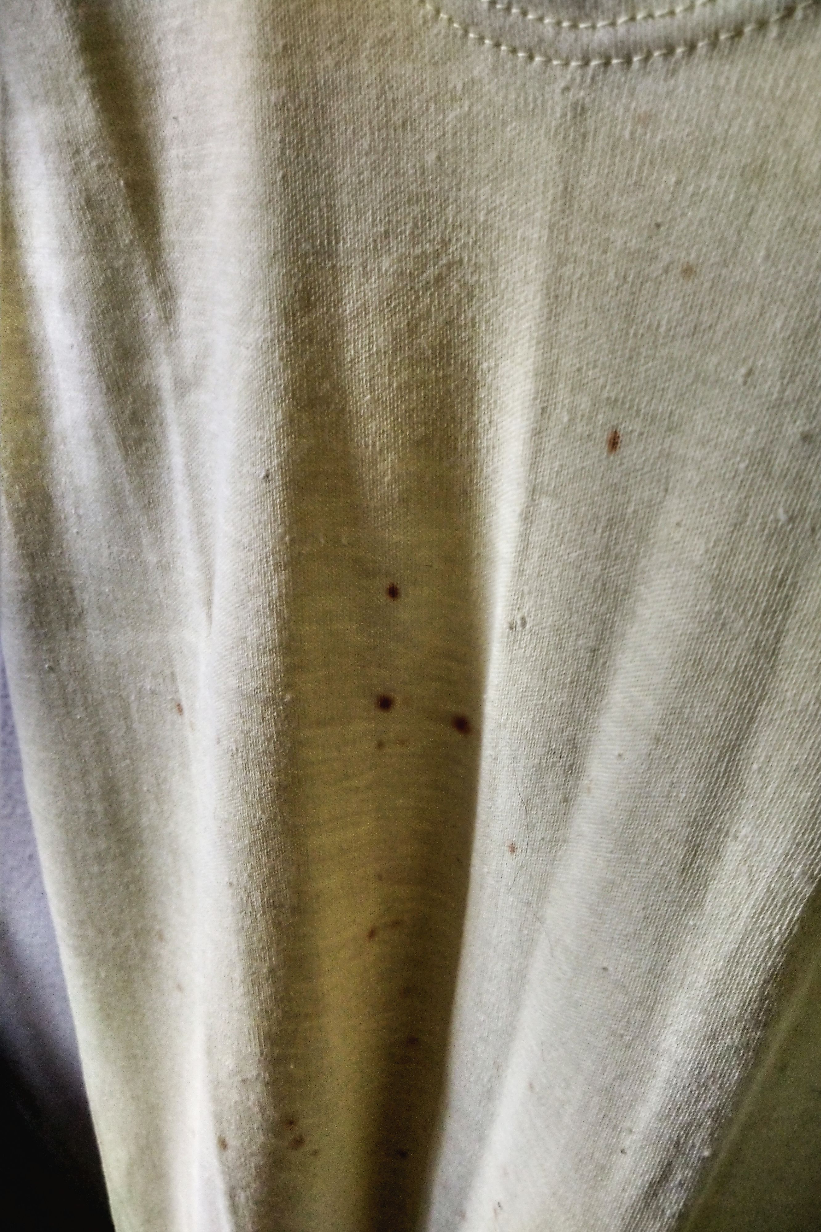 Vintage Damen Baumwoll Nachthemd Unterkleid Negligee Gelb